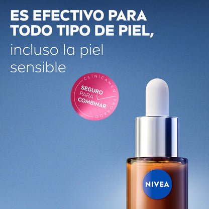 NIVEA Cellular Expert Filler - Sérum Iluminador Facial - Con Vitamina C y E - Sérum Antioxidante - Potencia la Luminosidad - Protege e Hidrata - Piel radiante - Suaviza las Líneas de Expresión - 30 ml