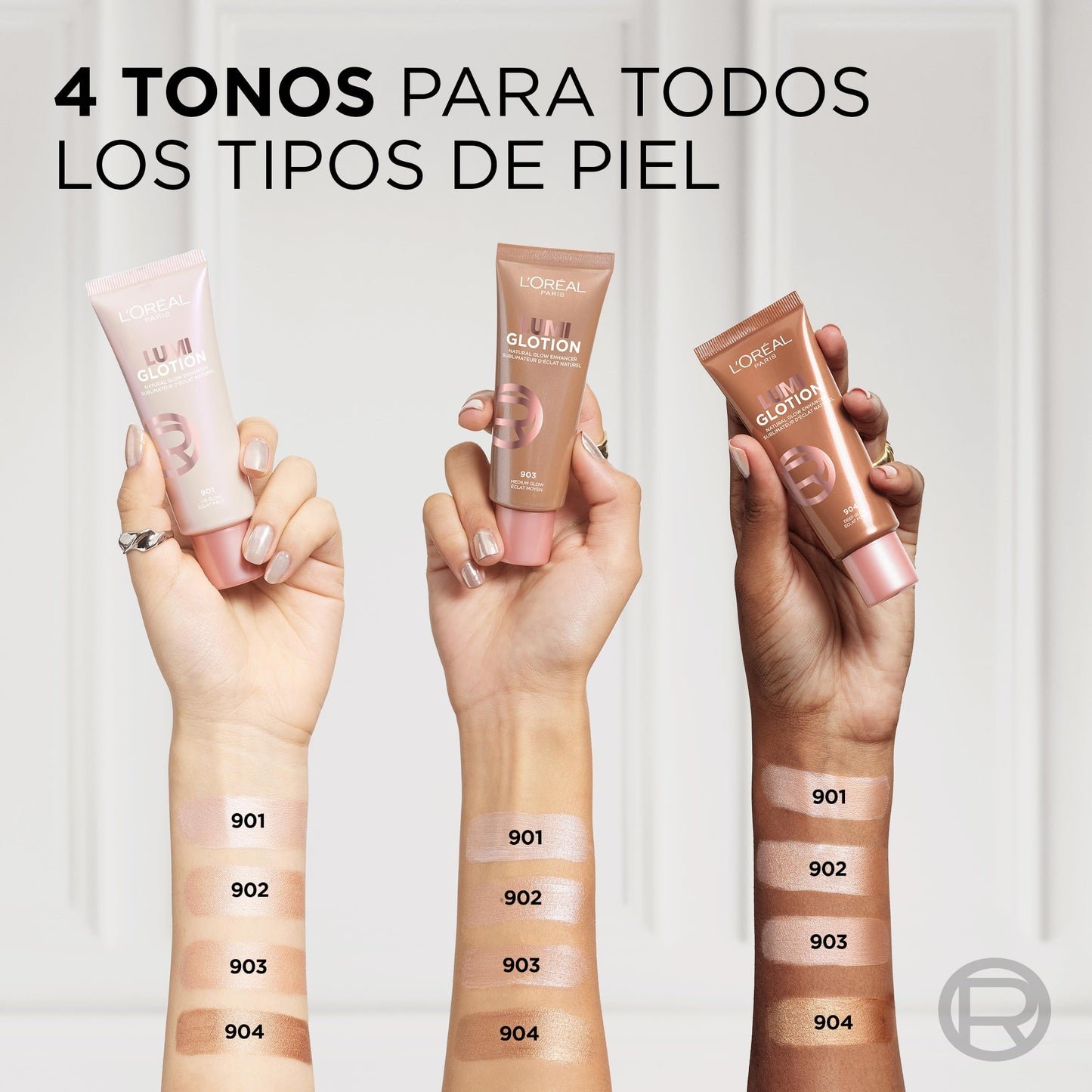 L'Oréal Paris Lumi Glotion fórmula iluminadora, Tono Medium